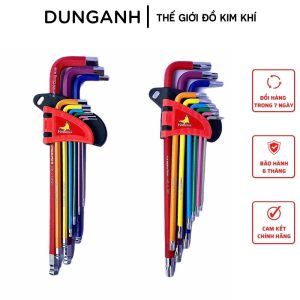 Bộ lục giác Haibao 9 chi tiết nhiều màu chính hãng